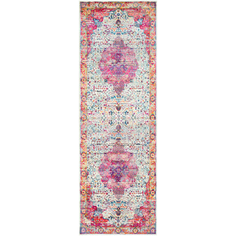 Image of Surya Aura Silk Traditional Rose, Bright Pink, Bright Red, Beige, Medium Gray, Sky Blue, Bright Blue, Navy, Bright Yellow, Saffron, Dark Green, Lime Rugs ASK-2300