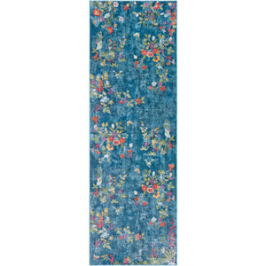 Surya Aura Silk Traditional Sky Blue, Bright Blue, Navy, Bright Pink, Rose, Bright Red, Lime, Dark Green, White Rugs ASK-2334