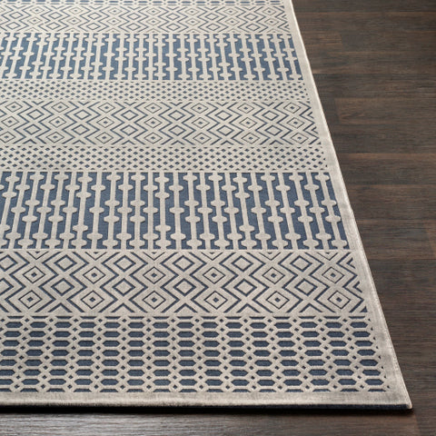 Image of Surya Aesop Global Dark Blue, Medium Gray Rugs ASP-2302