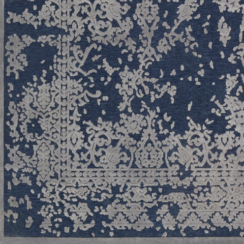 Image of Surya Aesop Traditional Dark Blue, Medium Gray Rugs ASP-2306