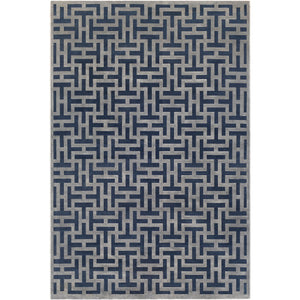 Surya Aesop Modern Dark Blue, Medium Gray Rugs ASP-2312