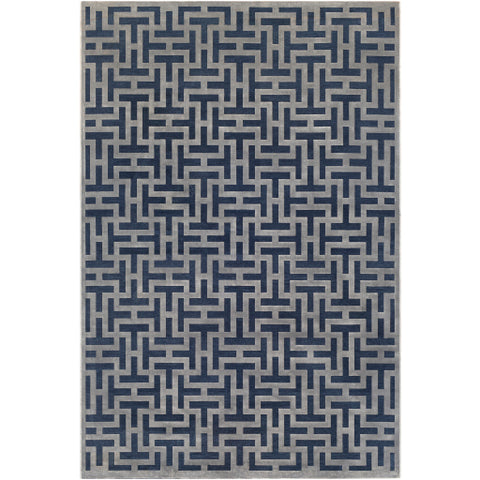 Image of Surya Aesop Modern Dark Blue, Medium Gray Rugs ASP-2312