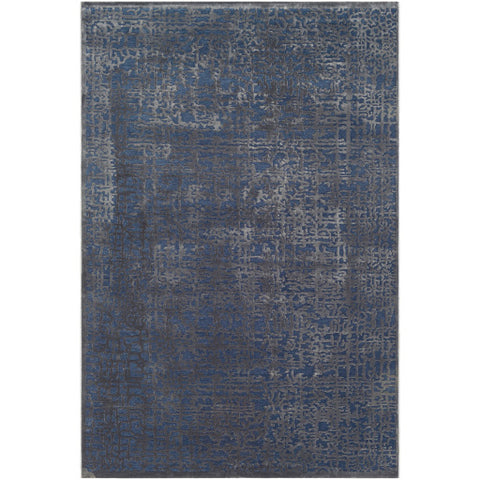 Image of Surya Aesop Modern Dark Blue, Charcoal Rugs ASP-2320