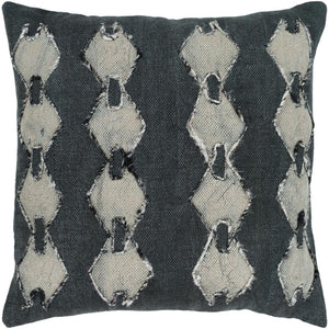 Surya Panta Bohemian/Global Black, Charcoal, Medium Gray, White Pillow Kit ATA-003-Wanderlust Rugs