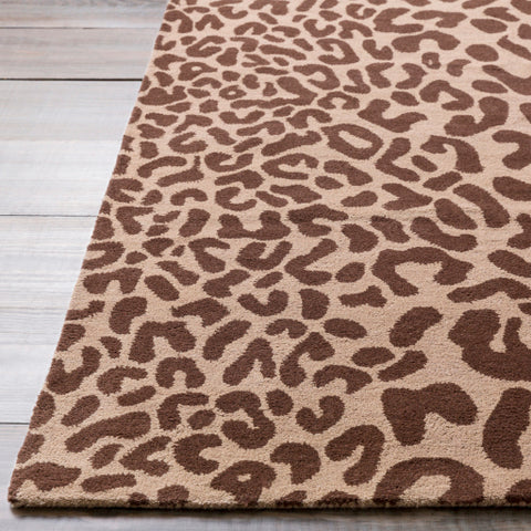 Image of Surya Athena Modern Dark Brown, Camel Rugs ATH-5000