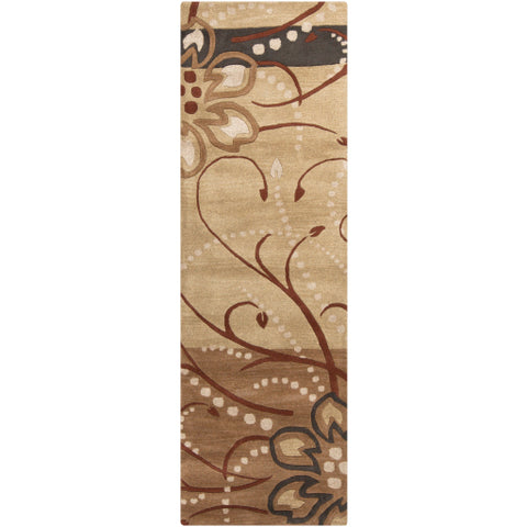 Image of Surya Athena Modern Camel, Khaki, Tan, Dark Brown Rugs ATH-5006