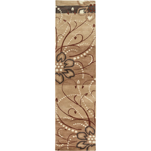 Image of Surya Athena Modern Camel, Khaki, Tan, Dark Brown Rugs ATH-5006