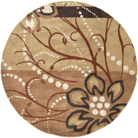 Image of Surya Athena Modern Camel, Khaki, Tan, Dark Brown Rugs ATH-5006