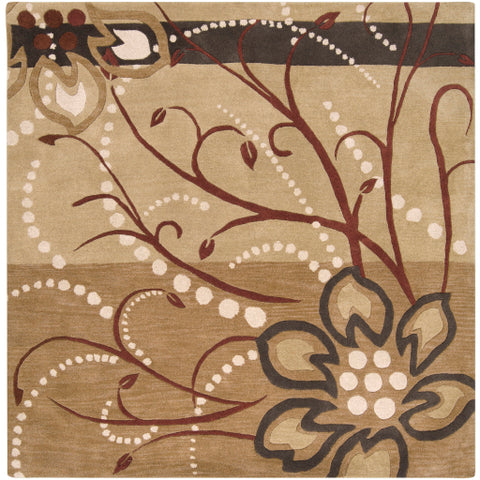 Image of Surya Athena Modern Camel, Khaki, Tan, Dark Brown Rugs ATH-5006