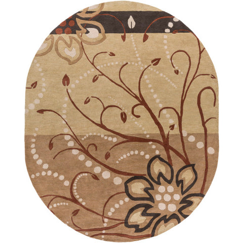 Image of Surya Athena Modern Camel, Khaki, Tan, Dark Brown Rugs ATH-5006