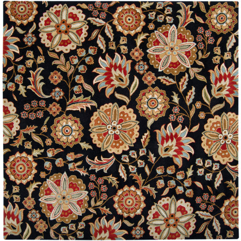 Image of Surya Athena Cottage Black, Garnet, Butter, Dark Green, Dark Brown, Medium Gray, Khaki Rugs ATH-5017