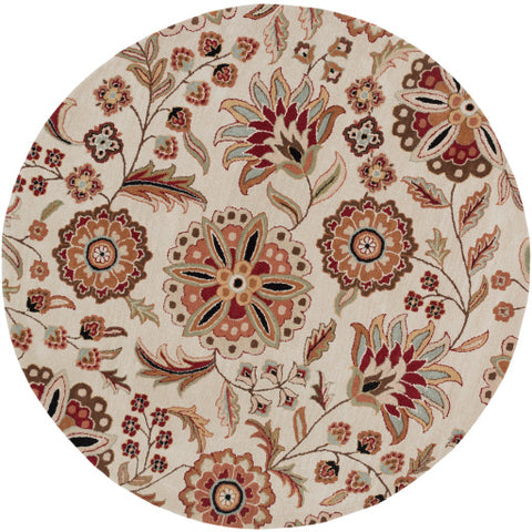 Image of Surya Athena Cottage Dark Brown, Dark Red, Taupe, Camel, Tan, Olive, Light Gray Rugs ATH-5035