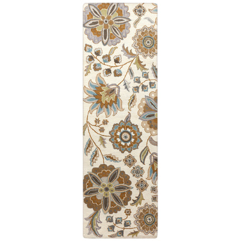 Image of Surya Athena Cottage Denim, Aqua, Moss, Light Gray, Tan, Sea Foam, Khaki Rugs ATH-5063