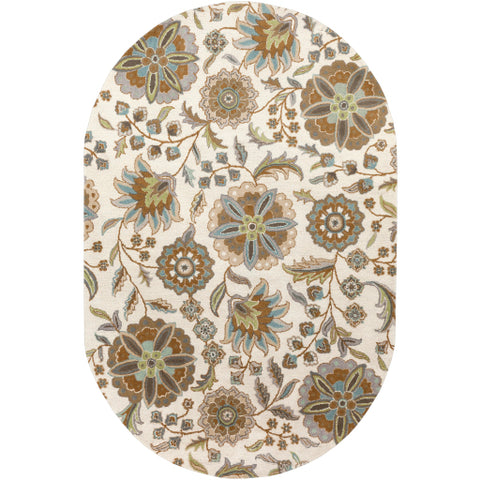 Image of Surya Athena Cottage Denim, Aqua, Moss, Light Gray, Tan, Sea Foam, Khaki Rugs ATH-5063