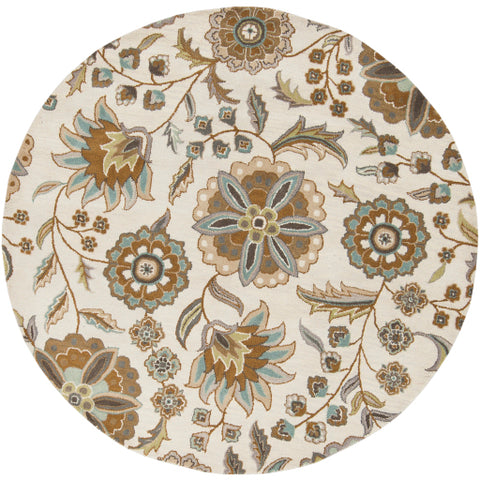 Image of Surya Athena Cottage Denim, Aqua, Moss, Light Gray, Tan, Sea Foam, Khaki Rugs ATH-5063