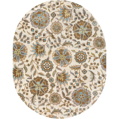 Image of Surya Athena Cottage Denim, Aqua, Moss, Light Gray, Tan, Sea Foam, Khaki Rugs ATH-5063