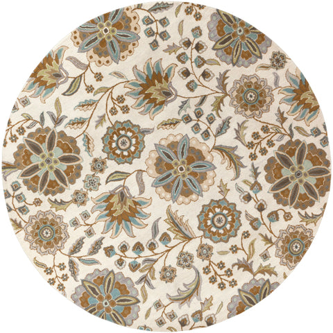 Image of Surya Athena Cottage Denim, Aqua, Moss, Light Gray, Tan, Sea Foam, Khaki Rugs ATH-5063