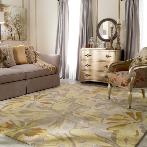 Image of Surya Athena Modern Lime, Butter, Taupe, Tan, Ivory Rugs ATH-5071