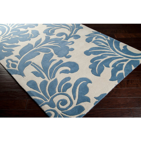 Image of Surya Athena Traditional Denim, Cream Rugs ATH-5076