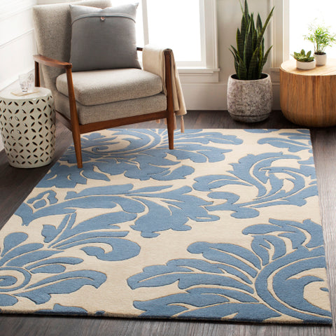 Image of Surya Athena Traditional Denim, Cream Rugs ATH-5076