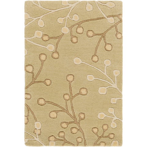 Image of Surya Athena Cottage Taupe, Olive, Tan, Camel Rugs ATH-5113