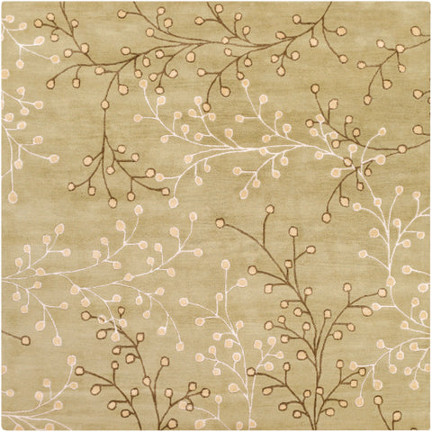 Image of Surya Athena Cottage Taupe, Olive, Tan, Camel Rugs ATH-5113