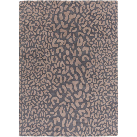 Image of Surya Athena Modern Charcoal, Dark Brown Rugs ATH-5114