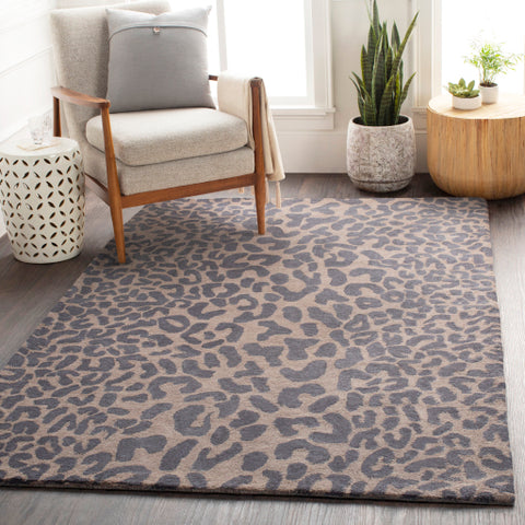 Image of Surya Athena Modern Charcoal, Dark Brown Rugs ATH-5114