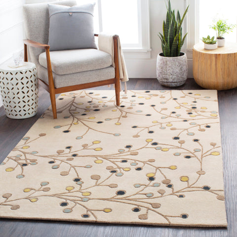 Image of Surya Athena Cottage Khaki, Lime, Navy, Camel, Denim Rugs ATH-5116