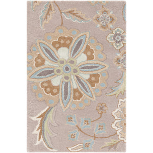 Surya Athena Cottage Sky Blue, Camel, Tan, Dark Green, Sage, Beige, Taupe Rugs ATH-5127