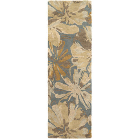 Image of Surya Athena Modern Beige, Camel, Teal, Tan, Taupe, Denim Rugs ATH-5149