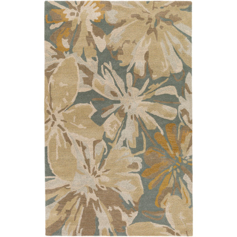 Image of Surya Athena Modern Beige, Camel, Teal, Tan, Taupe, Denim Rugs ATH-5149