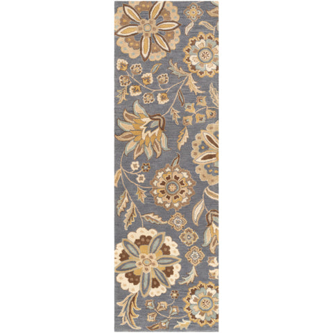 Image of Surya Athena Cottage Denim, Sage, Mustard, Dark Brown, Khaki, Tan, Beige Rugs ATH-5151