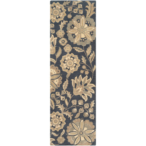 Image of Surya Athena Cottage Charcoal, Khaki, Medium Gray, Camel Rugs ATH-5153