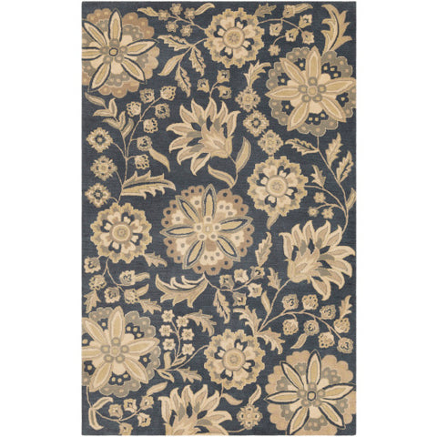 Image of Surya Athena Cottage Charcoal, Khaki, Medium Gray, Camel Rugs ATH-5153