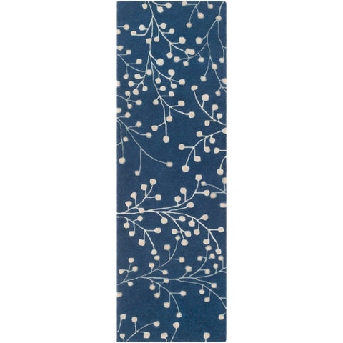 Image of Surya Athena Cottage Navy, Khaki, Sage, Sea Foam Rugs ATH-5156