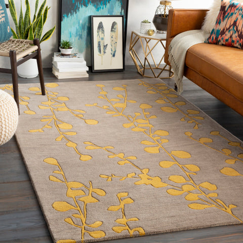 Image of Surya Athena Cottage Taupe, Saffron Rugs ATH-5160