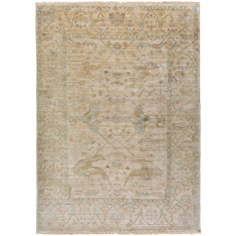 Image of Surya Antique Traditional Sage, Khaki, Medium Gray Rugs ATQ-1000