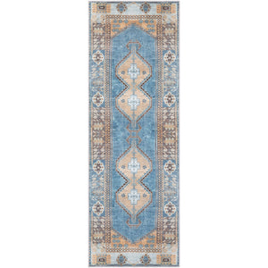 Surya Antiquity Traditional Bright Blue, Denim, Camel Rugs AUY-2301