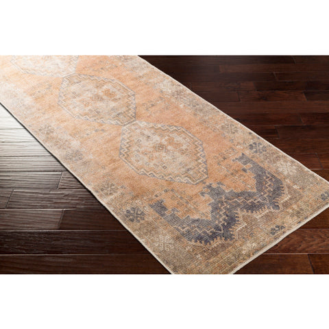Image of Surya Antiquity Traditional Tan, Blush, Navy, Peach Rugs AUY-2305