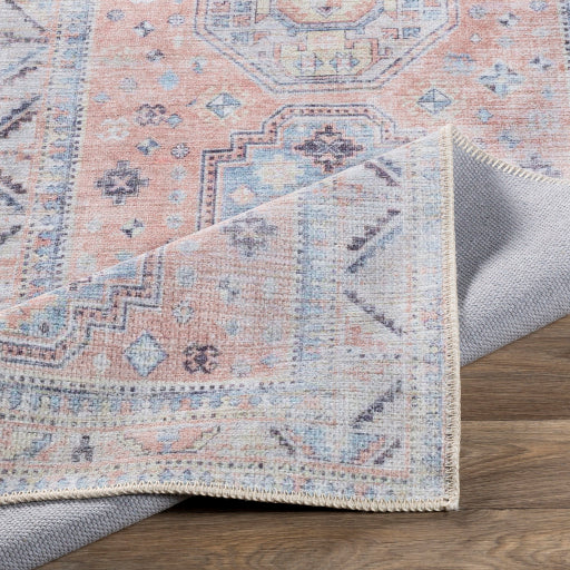 Surya Antiquity Traditional Peach, Bright Blue, Blush, Charcoal, Ivory Rugs AUY-2306