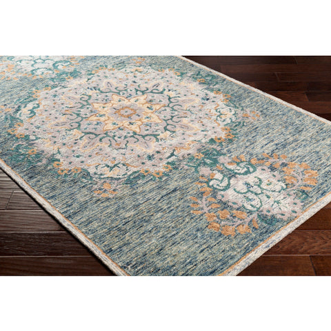 Image of Surya Avon Traditional Navy, Sage, Cream, Khaki, Taupe, Teal Rugs AVO-2300