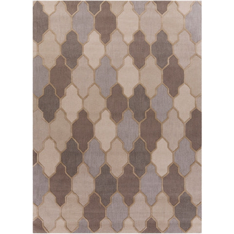 Image of Surya Pollack Cottage Khaki, Camel, Medium Gray, Light Gray, Taupe, Tan Rugs AWAH-2037