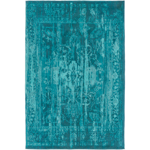 Image of Surya Elegant Traditional Aqua, Teal Rugs AWET-3073