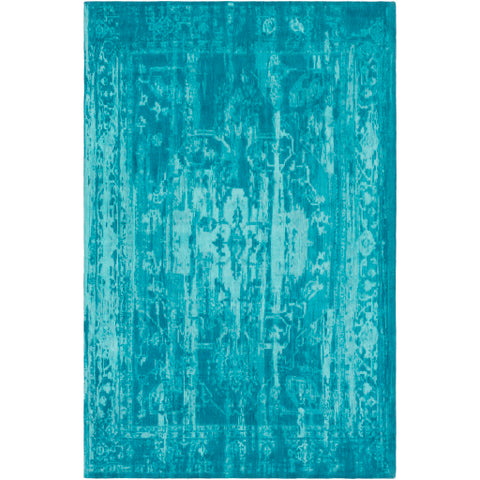 Image of Surya Elegant Traditional Aqua, Teal Rugs AWET-3073