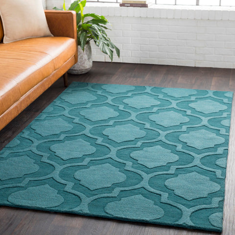 Image of Surya Central Park Modern Teal Rugs AWHP-4010