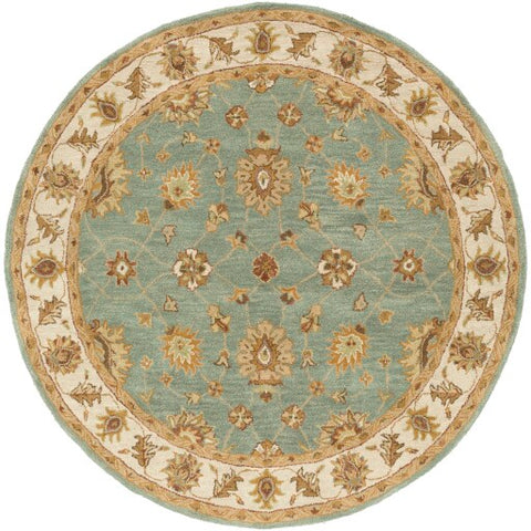 Image of Surya Middleton Traditional Dark Green, Grass Green, Khaki, Clay, Camel, Moss, Sage Rugs AWHR-2058