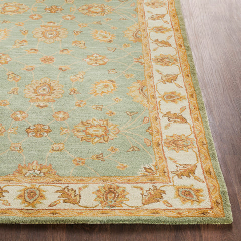 Image of Surya Middleton Traditional Dark Green, Grass Green, Khaki, Clay, Camel, Moss, Sage Rugs AWHR-2058