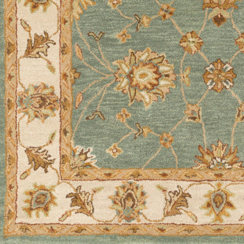 Image of Surya Middleton Traditional Dark Green, Grass Green, Khaki, Clay, Camel, Moss, Sage Rugs AWHR-2058