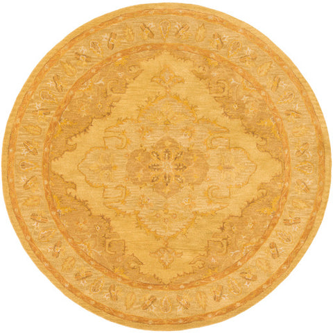 Image of Surya Middleton Traditional Mustard, Tan, Camel Rugs AWHR-2059